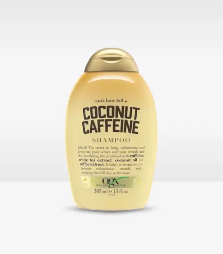 OGX Anti-Hair Fall + Coconut Caffeine Strengthening Shampoo 385ml – Original Hair Fall Solution in Sri Lanka