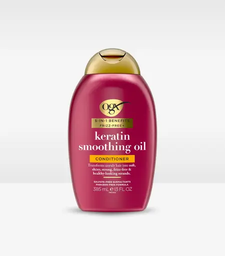 OGX Frizz Free Keratin Smoothing Oil Conditioner 385ml – Anti-Frizz Hair Conditioner in Sri Lanka