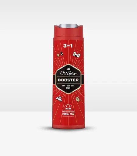 Old Spice Booster 2-In-1 Shower Gel and Shampoo 400ml bottle