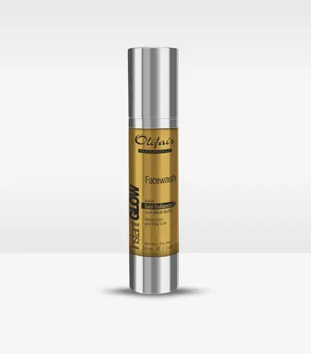 Olifair Gold Radiance Face Wash 50ml – Brightening and Nourishing Facial Cleanser