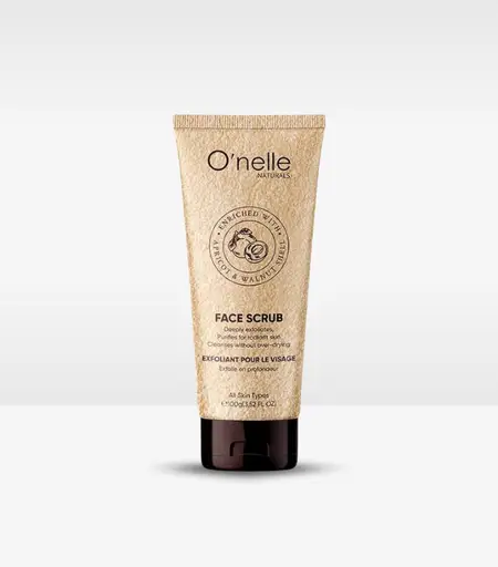 Onelle Naturals Apricot and Walnut Shell Facial Scrub 100g for Deep Exfoliation Sri Lanka