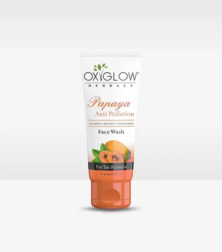 OxyGlow Papaya Anti Pollution Face Wash 100ml – Original Product Sri Lanka