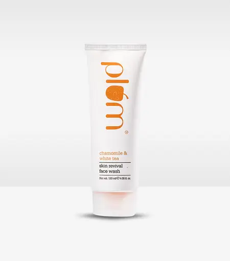 Plum Chamomile & White Tea Revival Face Wash 120ml – Gentle Daily Cleanser