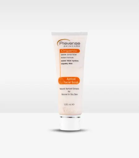 Prevense Apricot Facial Scrub For Normal To Dry Skin 120ml Original Product in Sri Lanka