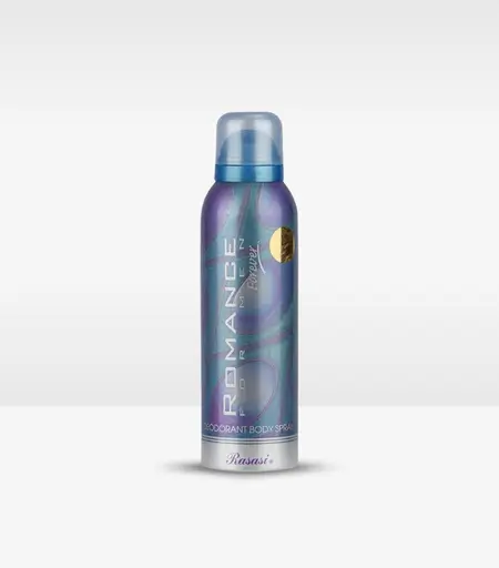 Rasasi Romance Deodorant Body Spray for Men 200ml bottle