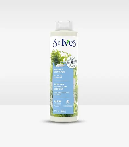 St. Ives Sea Salt & Pacific Kelp Exfoliating Body Wash 650ml – Natural Exfoliating Body Wash in Sri Lanka