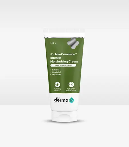 The Derma Co 5% Nia-Ceramide Intense Moisturizing Cream 100g