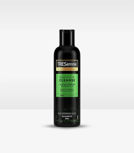 Tresemme Replenish and Cleanse Shampoo 300ml Bottle – For Oily Hair