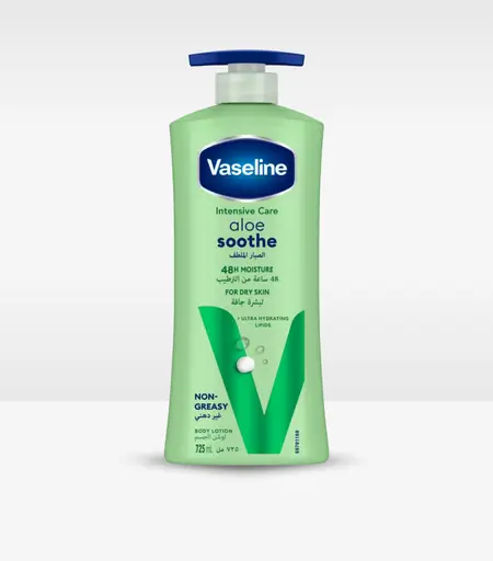 Vaseline Intensive Care Aloe Soothing Body Lotion 725 ml – Moisturizing aloe vera lotion for dry skin