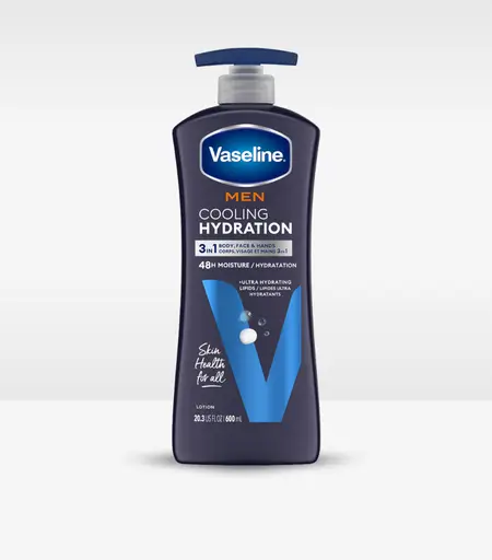 Vaseline Men Cooling Hydration Body Lotion 600ml bottle