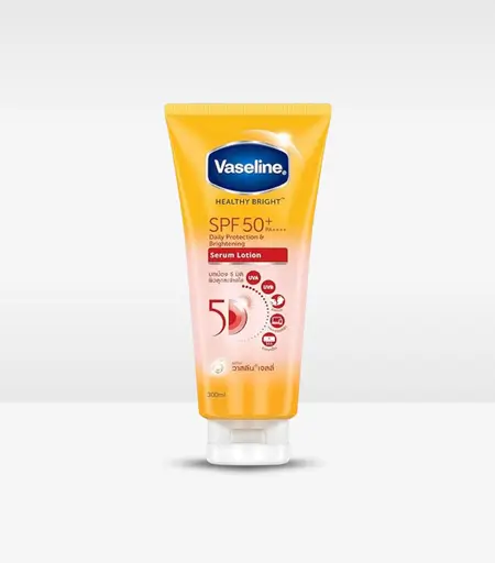 Vaseline Healthy Bright SPF50 PA++++ Daily Protection & Brightening Serum 290ml Original Product in Sri Lanka