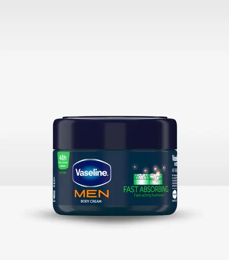 Vaseline Men Fast Absorbing Body Cream 250ml for Dry Skin