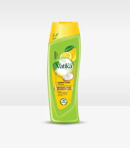 Vatika Naturals Lemon And Yoghurt Dandruff Guard Shampoo 400ml for Dandruff Control Sri Lanka