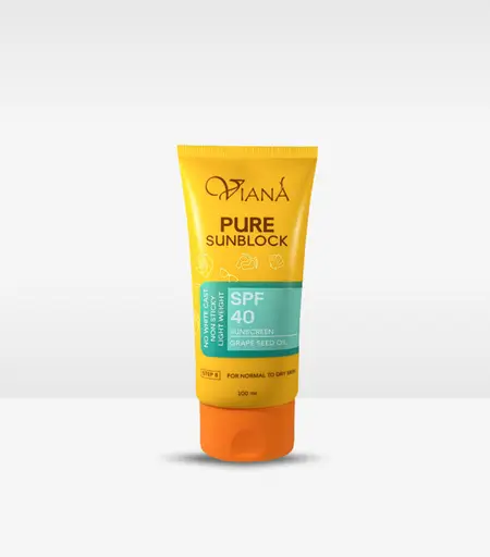 Viana Pure Sunblock SPF 40 Normal to Dry Skin 100ml