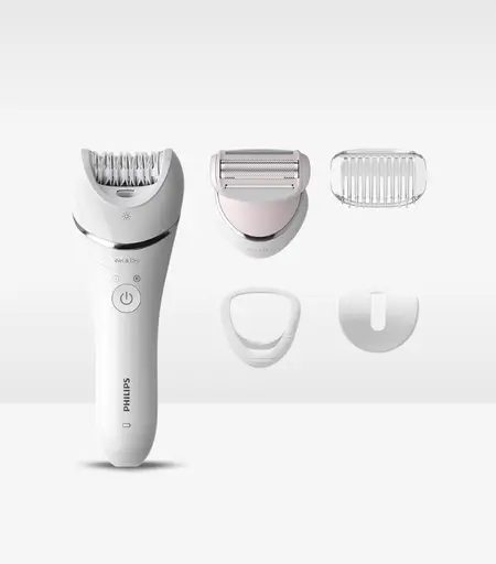 Philips Wet & Dry Cordless Epilator BRE710 for Legs and Body - Watsans.lk