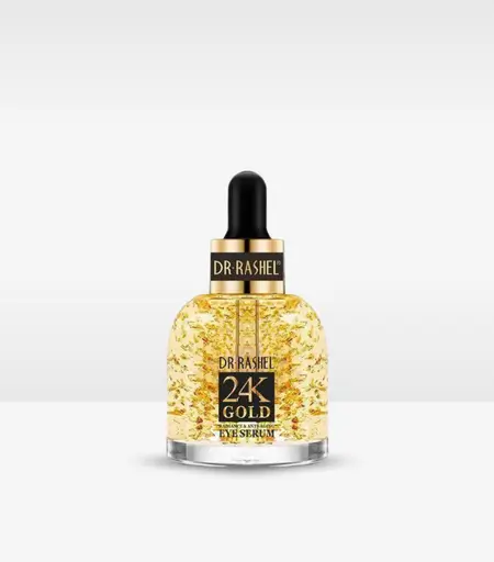 Dr Rashel 24K Gold Radiance and Anti-Aging Eye Serum 30ml – Brightens, Firms & Hydrates