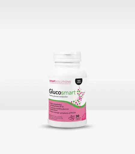 Smart Solutions GlucoSmart | Glucose Balance & PCOS Symptom Support 30 Capsules