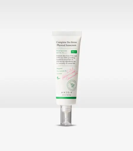 Axis-Y Complete No-Stress Physical Sunscreen Broad Spectrum SPF 50+ PA++++ 50ml