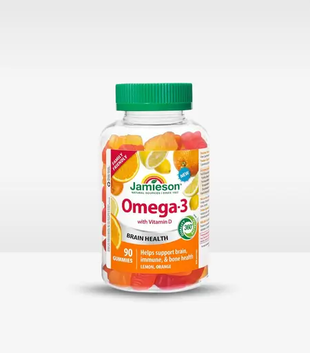 Jamieson Omega-3 Gummies with Vitamin D 90 Gummies