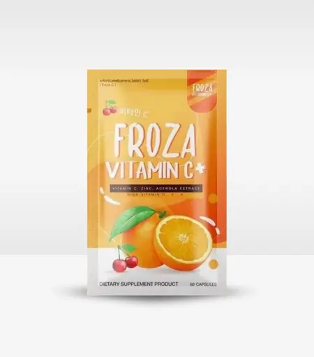 Froza Vitamin C+ (Vit C, Collagen, Glutathione, Zinc) 60 Capsules