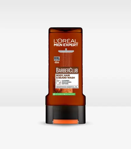 Loreal Men Expert Barber Club 3 in 1 Shower Gel - Body, Hair & Beard 400ml