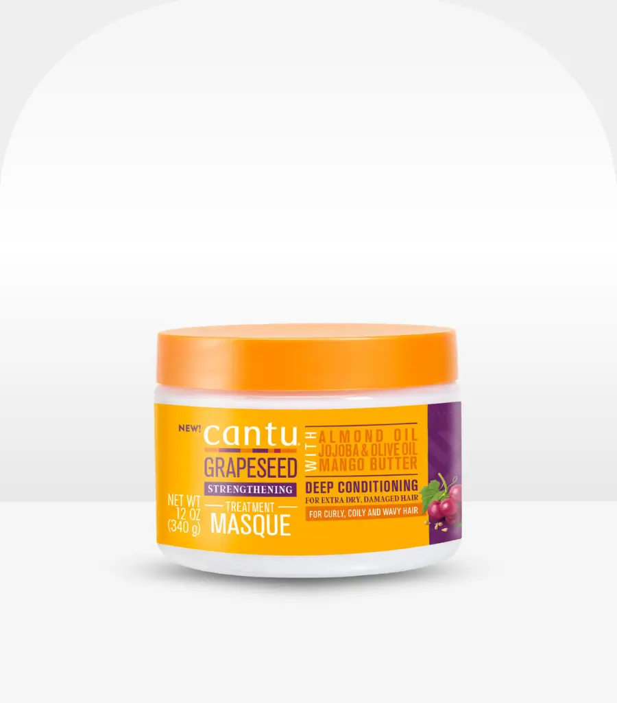 Cantu Grapeseed Strengthening Treatment Masque 340g – Deep Conditioner for Damaged Hair in Sri Lanka