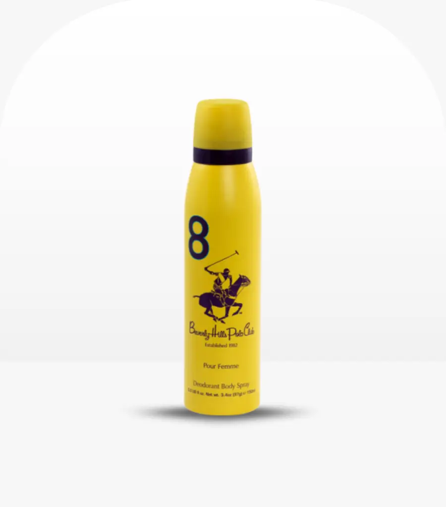 Beverly Hills Polo Club Body Spray Yellow 150ml for Women Original in Sri Lanka
