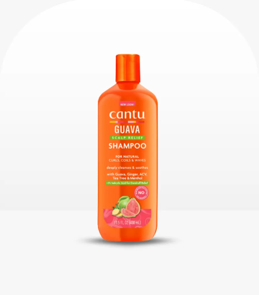 Cantu Guava Scalp Relief Shampoo 400ml – Dandruff and Itchy Scalp Treatment