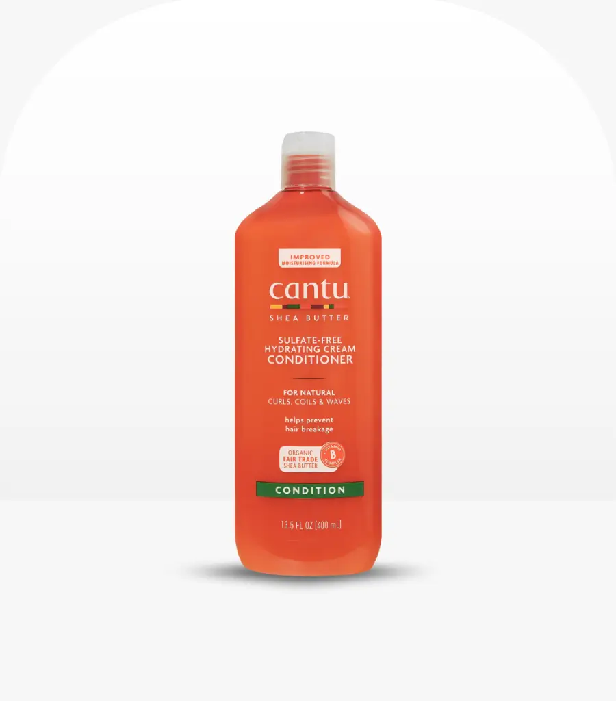 Cantu Sulfate Free Shea Butter Hydrating Cream Conditioner 400ml – Nourishing Hair Conditioner for Curly Hair