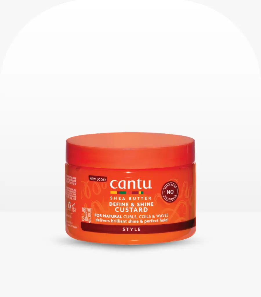 Cantu Define and Shine Custard 340g – Curl Defining Gel for Curly, Coily & Wavy Hair in Sri Lanka