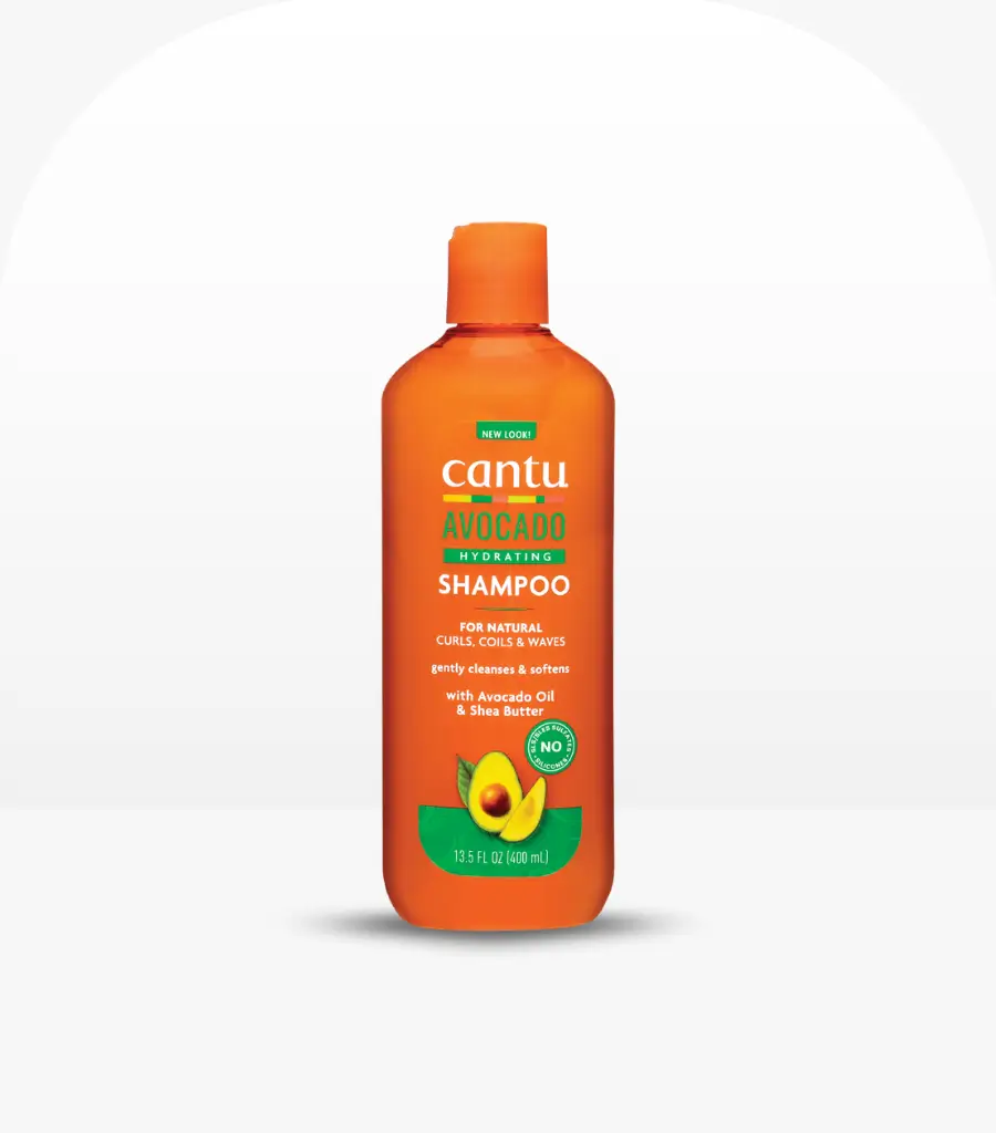 Cantu Avocado Hydrating Shampoo 400ml – Sulfate-Free Moisturizing Shampoo for Dry Hair