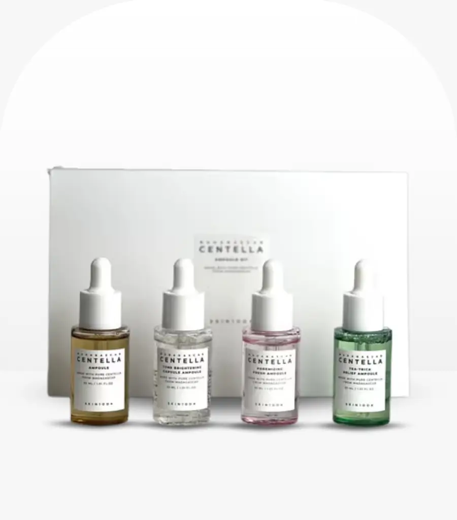 SKIN1004 Madagascar Centella Ampoule Kit – 4-Piece Mini Ampoule Set for All Skin Types
