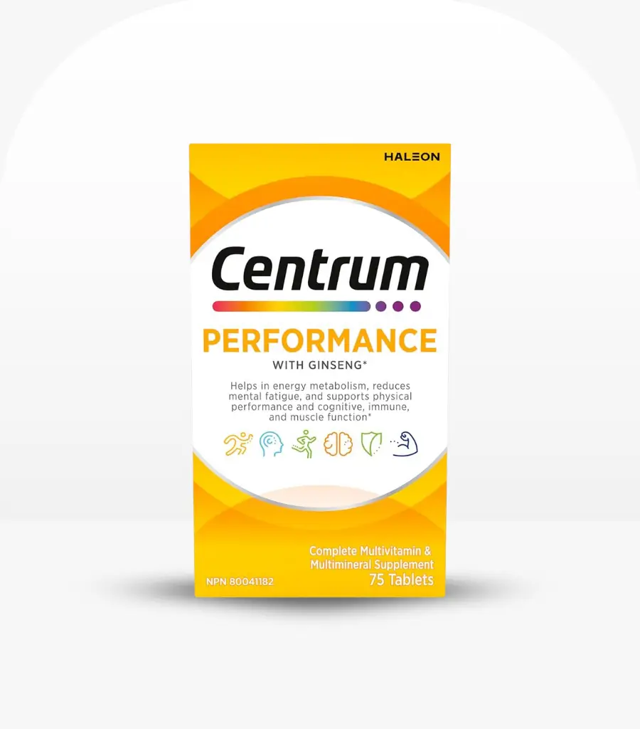 Centrum Performance with Ginseng Complete Multivitamin 75 Tablets
