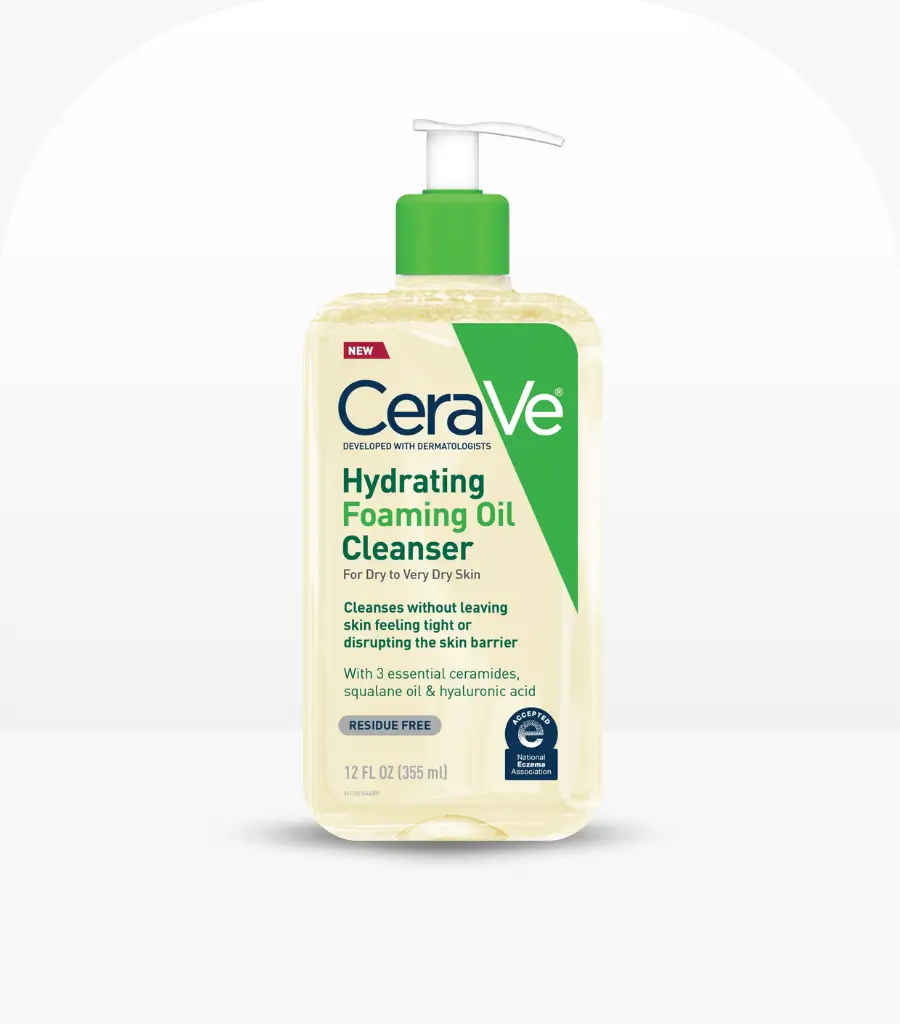 CeraVe Hydrating Foaming Oil Cleanser 355ml for Dry & Sensitive Skin – Watsans.lk