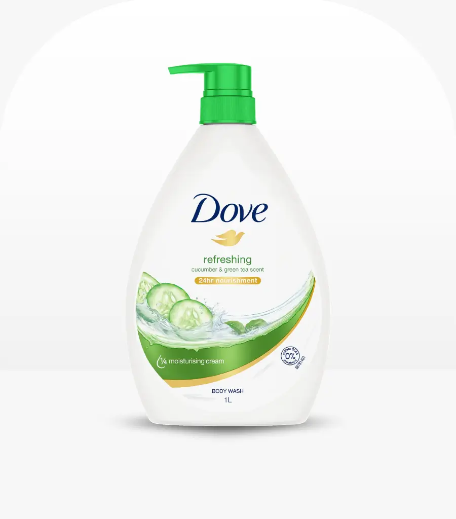 Dove Go Fresh Cucumber Body Wash Fresh Touch 1L – Original Moisturizing Body Wash in Sri Lanka