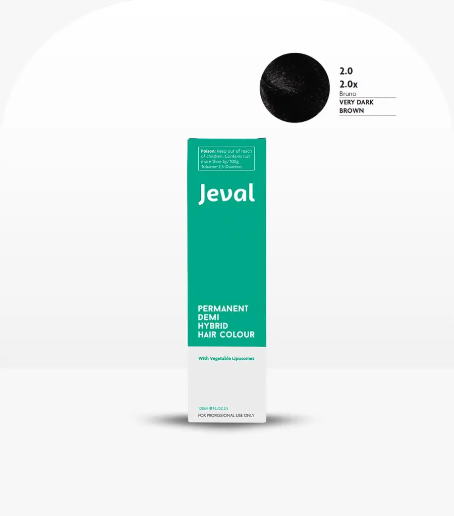 Jeval Colour 2.0x Very Dark Brown Extra 100ml