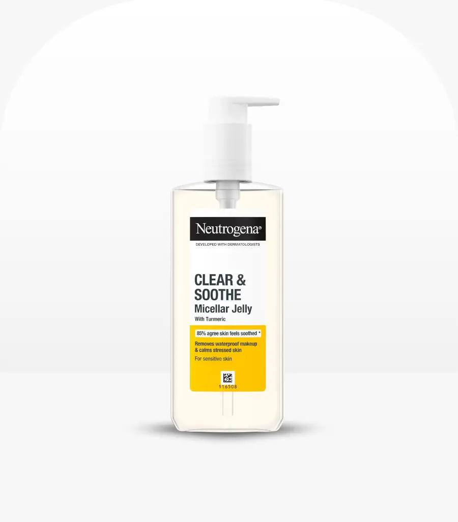 Neutrogena Clear & Soothe Micellar Jelly Make Up Remover 200ml bottle