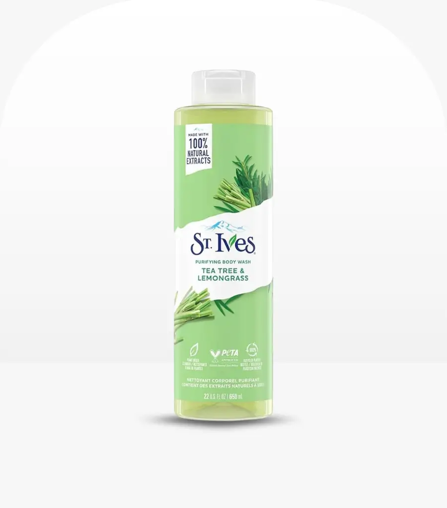 St. Ives Tea Tree & Lemongrass Body Wash 650ml – Refreshing Body Cleanser in Sri Lanka