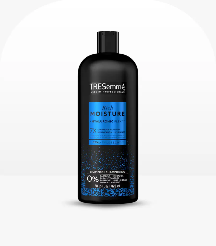 Tresemme Rich Moisture Shampoo 828ml Bottle Front View