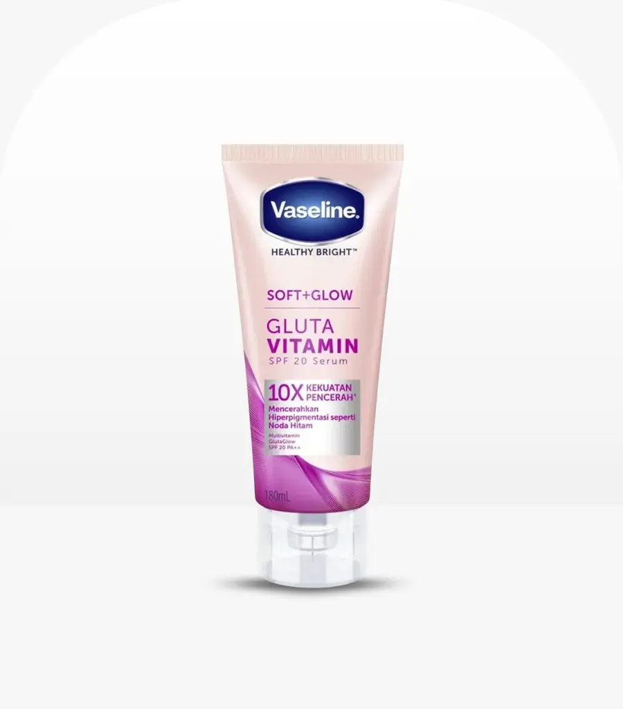 Vaseline Healthy Bright Soft Glow Gluta Vitamin SPF 20 Serum 180ml Sri Lanka