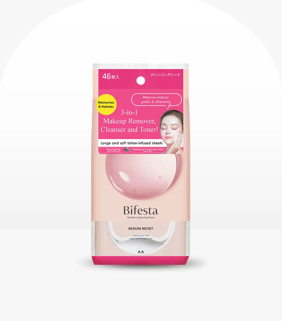 Bifesta Micellar Cleansing 46 Sheet – Serum Moist