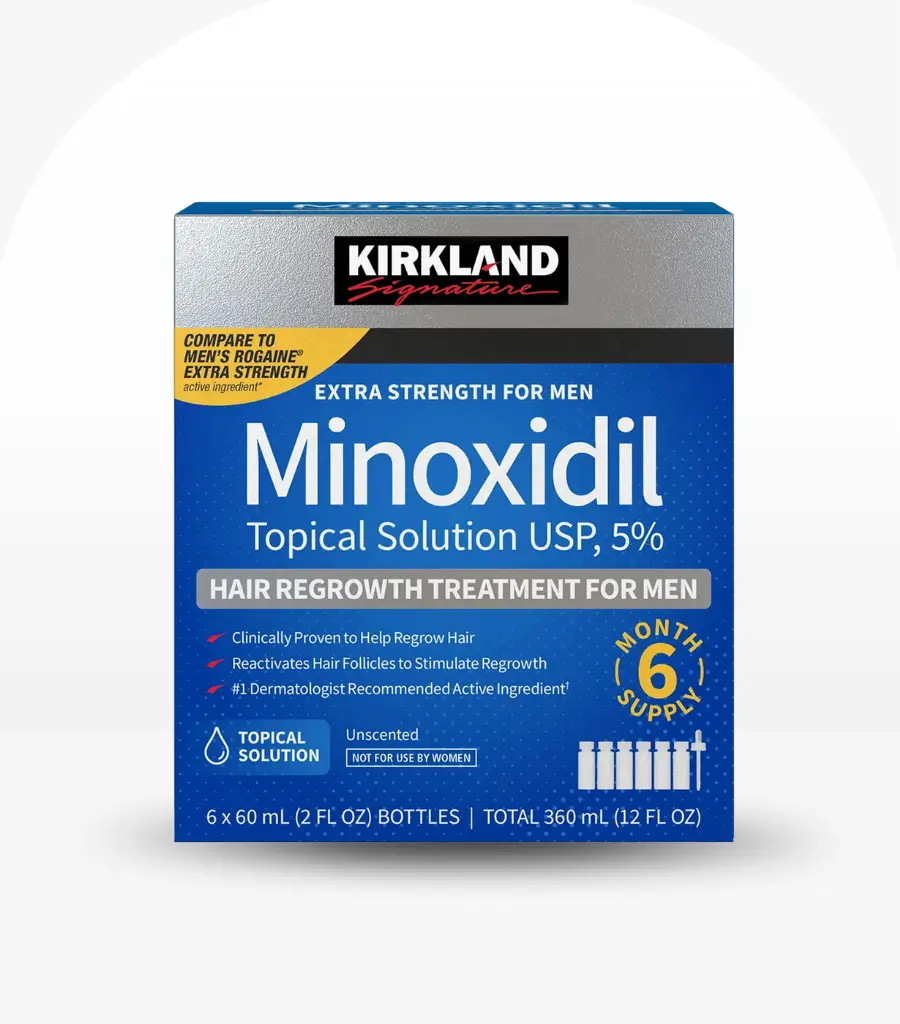 Minoxidil Tropical Solution USP 5% Hair Regrowth 6x60ml - 360ml