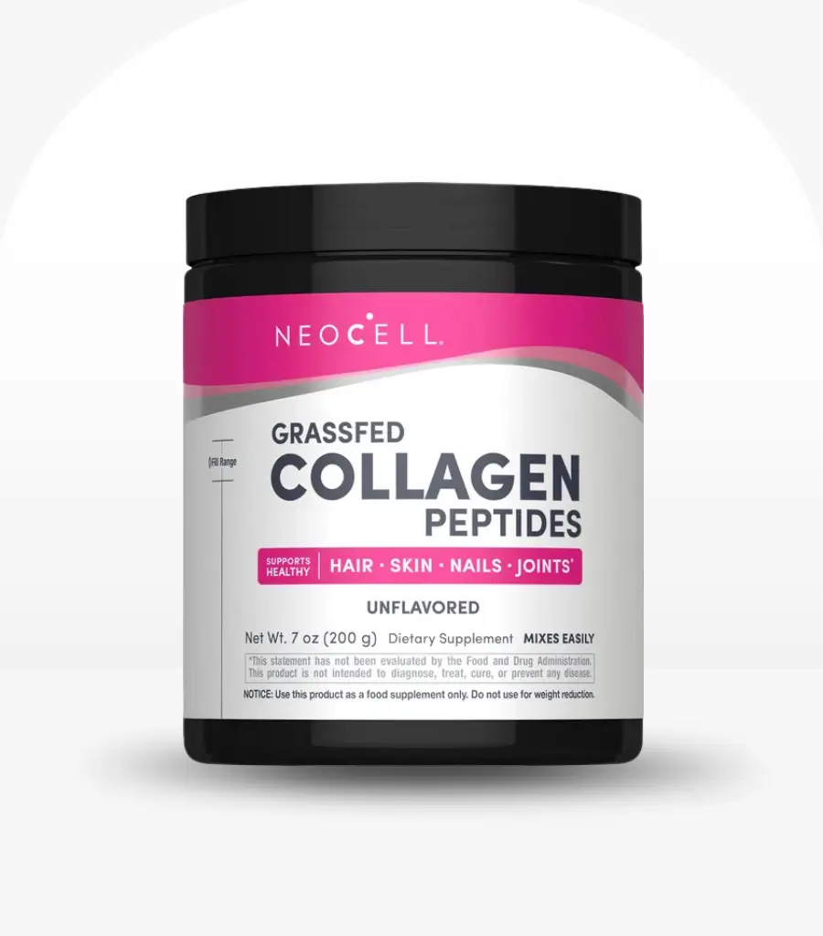 NeoCell Grassfed Collagen Peptides Unflavored Powder 200g pack shot image