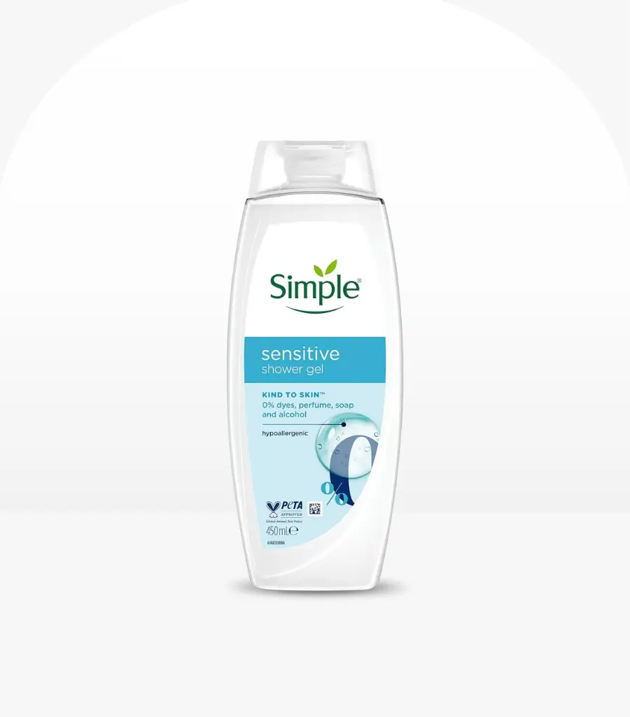 Simple Kind to Skin Sensitive Shower Gel 450ml