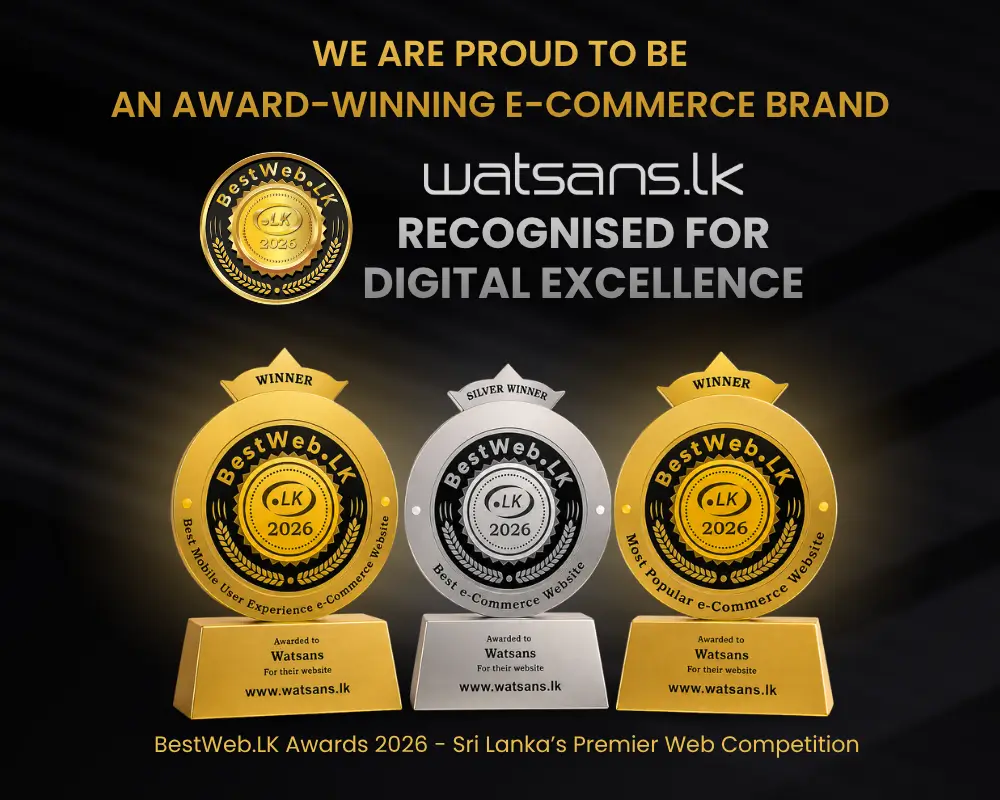 Watsans.lk recognised with three BestWeb.LK Awards 2026 for e-commerce excellence