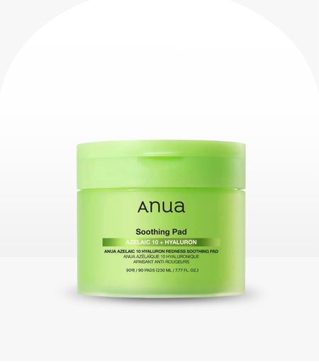 Anua Azelaic 10 Hyaluron Redness Soothing Pad 230ml (90 sheets) – Korean Skincare for Sensitive Skin in Sri Lanka