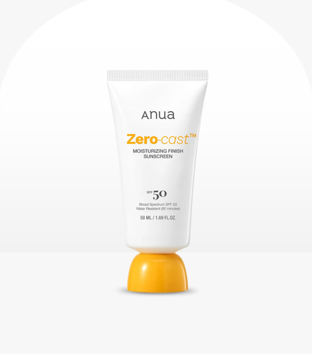 Anua Zero-Cast SPF50+ Moisturizing Finish Sunscreen 50ml Original Product in Sri Lanka