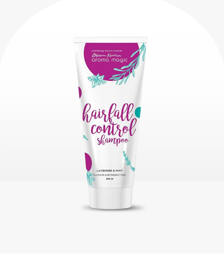 Aroma Magic Hairfall Control Shampoo Lavender & Mint 200ml Bottle – Front View
