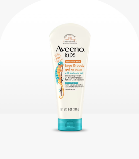 Aveeno Kids Face & Body Gel Cream 227ml – Gentle Moisturizer for Sensitive Skin in Sri Lanka